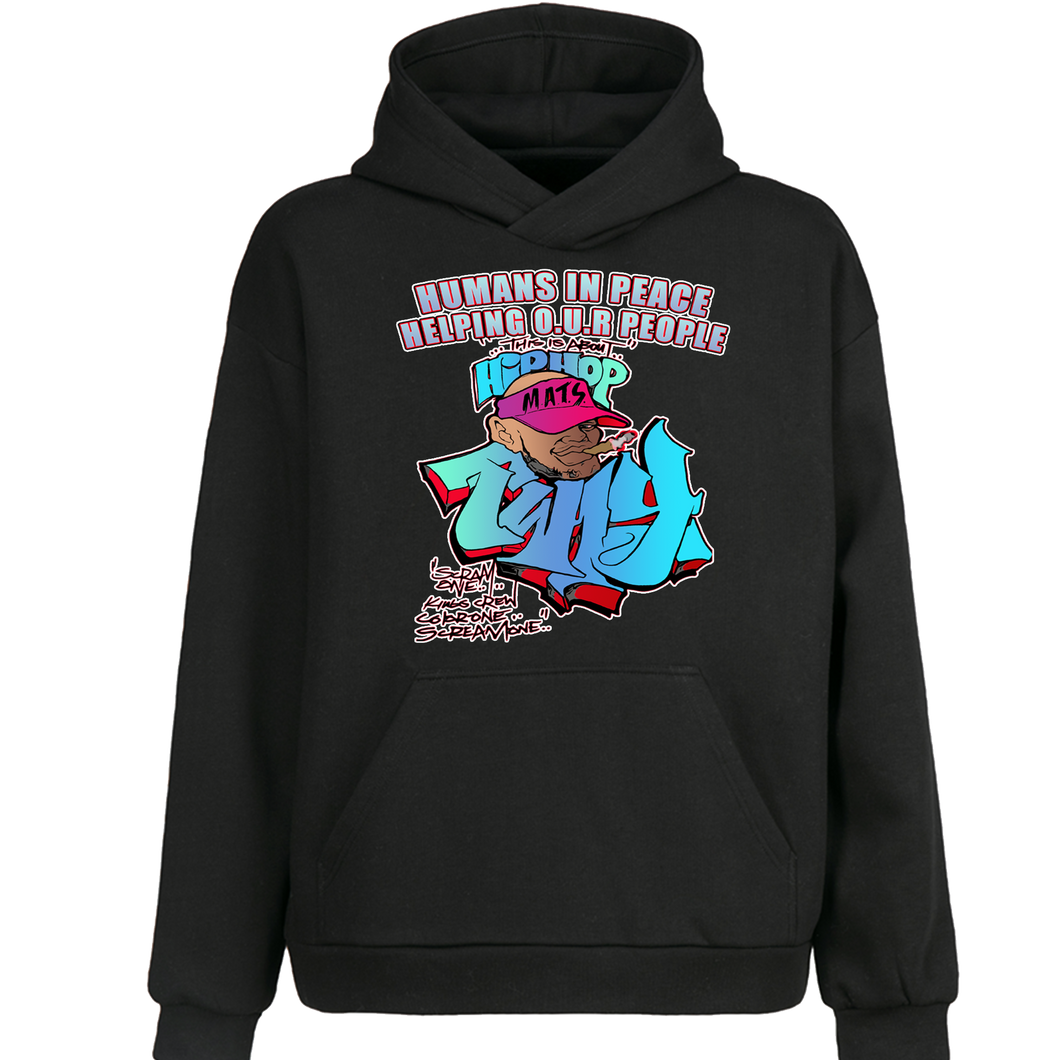 ITS' ALL ABOUT HIPHOP HOODED SWEATSHIRT