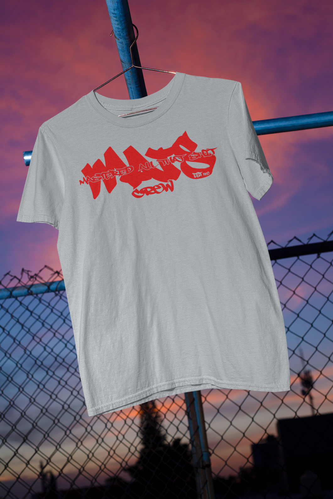 M.A.T.S CREW  shirt sleeve T-SHIRT