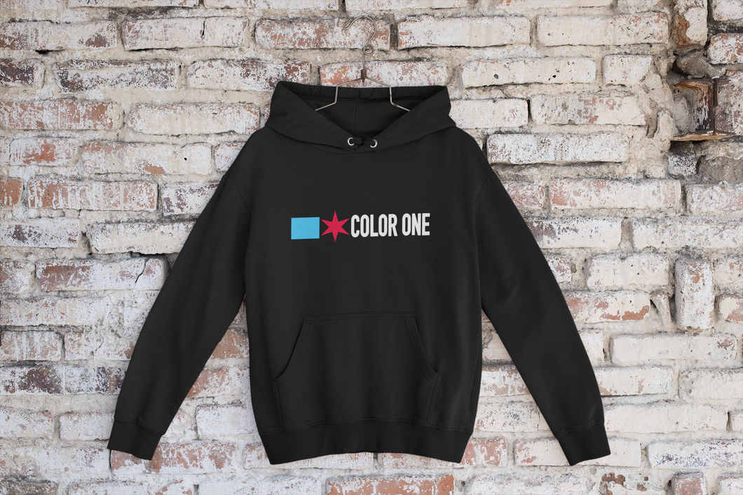 COLOR ONE CHICAGO  HOODED SWEATSHIRT